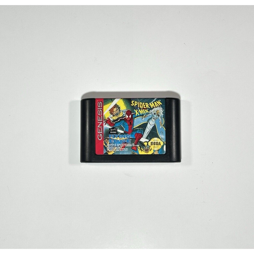 Spider-Man X-Men Arcade's Revenge Sega Genesis Original Authentic Game Tested